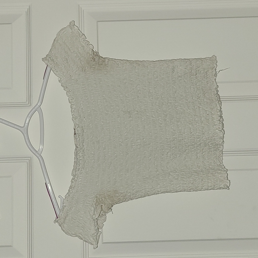 Medium SO Smocked Off-the-Shoulder Top